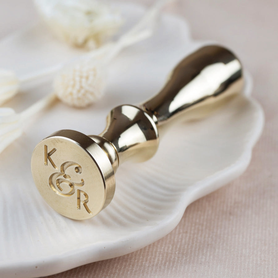 Siegelstempel personalisiert Design Hochzeit Elias