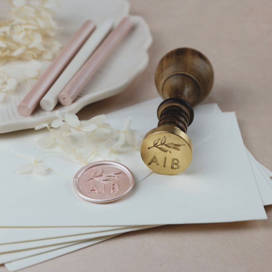 Siegelstempel personalisiert Design Hochzeit Marie